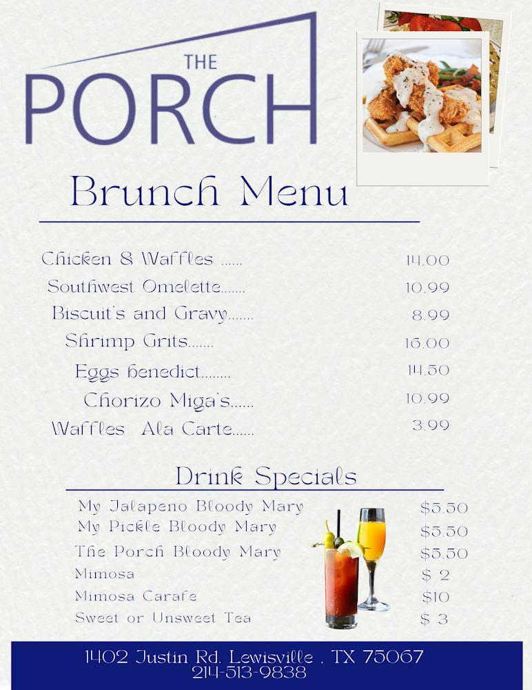 The Porch Patio Bar & Kitchen Menu image 4